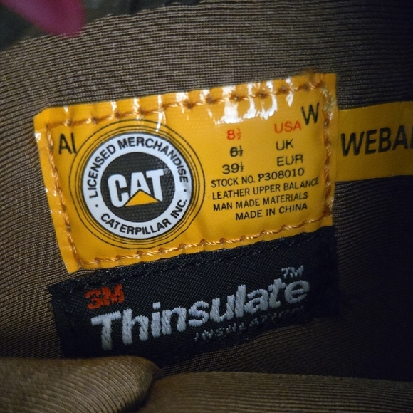 CAT Caterpillar Women's Wedge Olive Winter Boots size 8.5 NWOT - Picture 2 of 12